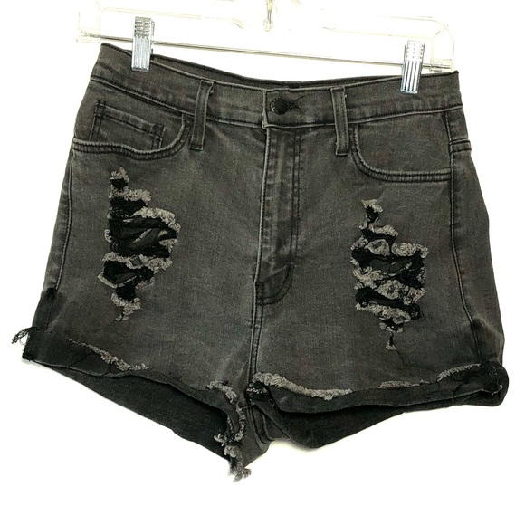Vibrant Pants - ⭐️ Vibrant MIU Black Distressed High Waist Shorts